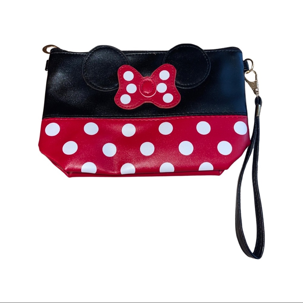 Minnie Mouse Wristlet // Disney Ears Wallet/Purse